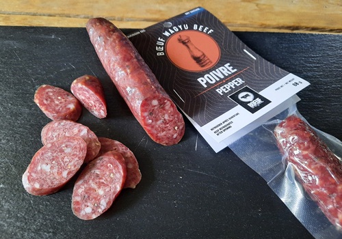 Saucisson Sec Wagyu au poivre